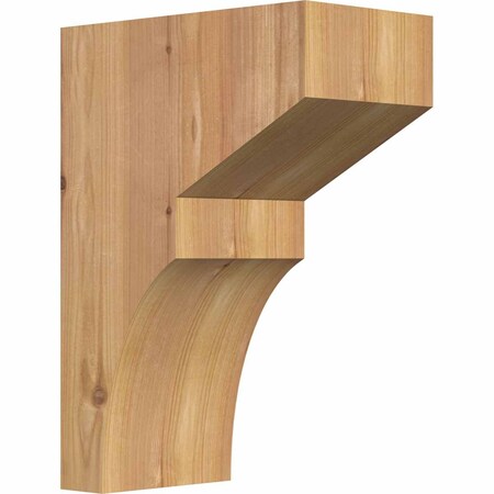 Ekena Millwork Monterey Smooth Corbel, Western Red Cedar, 5 1/2"W x 10"D x 14"H COR06X10X14MON00SWR